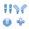 Game Controller Button Paddles Set Gamepad Button Accessory Replacement Set for   Controller