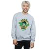 DC Comics Mens Teen Titans Go Crazy For Pizza Sweatshirt