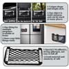 Car Organizer Mesh Mobile Phone Holder Storage Bag Net Pocket Auto Accessories For Jeep Grand Cherokee Patriot Renegade Compass AMX1