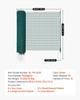 Temporary Fence with Posts, 1.2 X 20m Plastic Mesh Fencing, Garden Safety Fences Netting with Double-Spike Stakes & Guy Ropes, Temporary Fence for