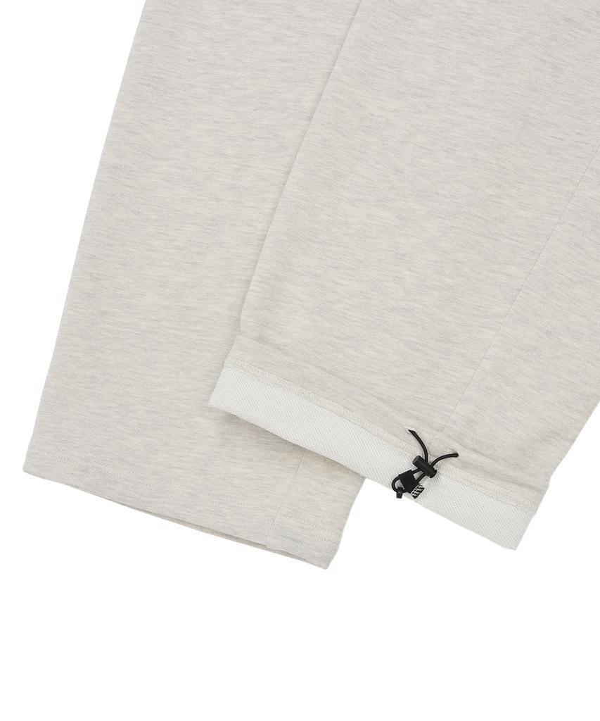 LMR Star Applique Point String Sweatpants Oatmeal