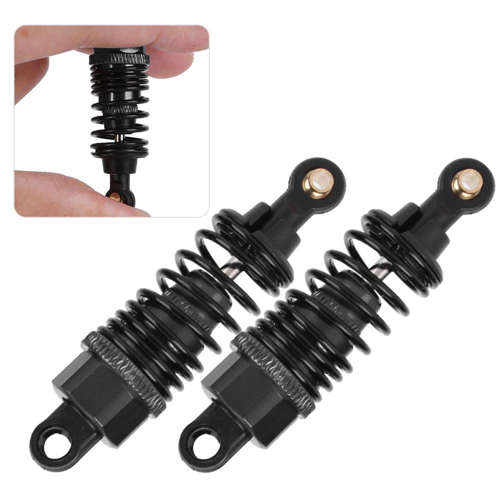 2pcs Metal Shock Damper RC Car Replacement Parts Accessories Fit for 1:10 RC Car Black65MM