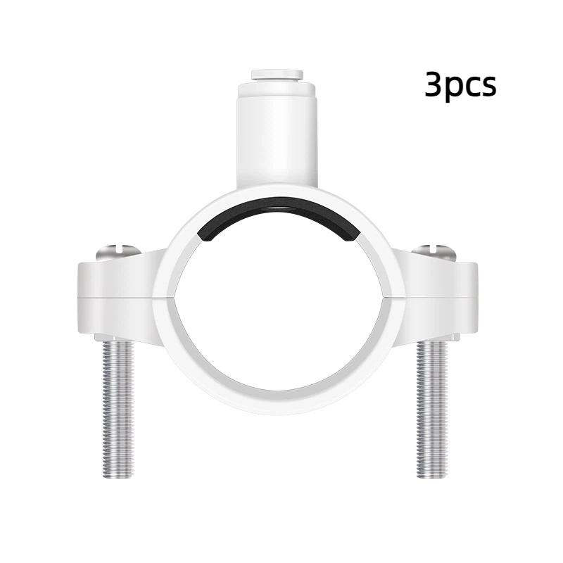Water Filter Replacement Clamp for RO System Quick Disconnect Food-Grade BPA Free Fits Standard Size Household Water Purifier Parts