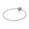 925 Sterling Silver Bangles Women's 597763CZ