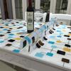 0.8mm Soft Glass PVC Waterproof Oil-proof Heat-resistant Dining Table Protector
