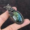 Labradorite Copper Pendant Wire Wrapped Pendant Handmade Jewelry Pendant For Women Gemstone Copper Jewelry Labradorite Jewelry Gift For Mom