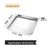 Stainless Steel Square Serving Tray