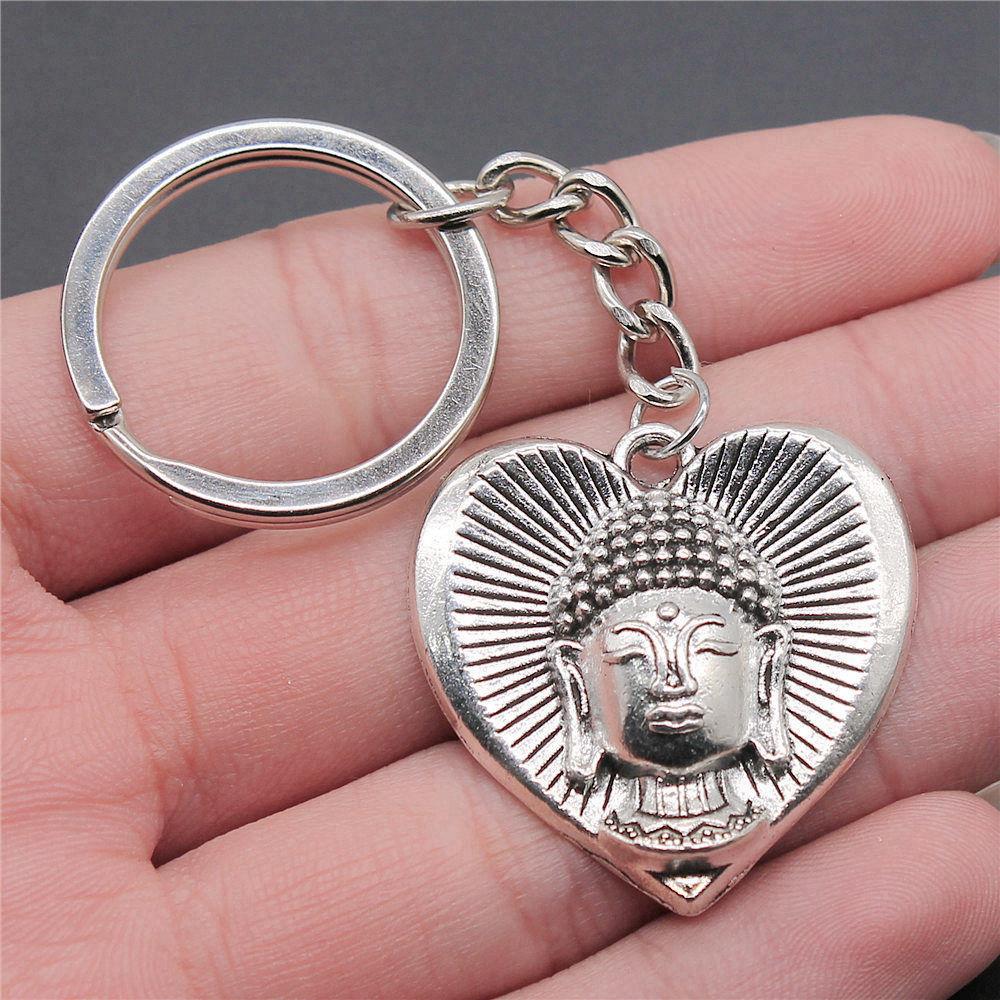28mm Schlüsselanhänger Buddhismus Vintage Schmuckzubehör QY009