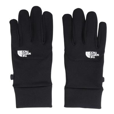 North Gloves Unisex Fleece Cold Protection Smartphone Touch Panel Compatible Black M [The Face] E-chip [FW23]