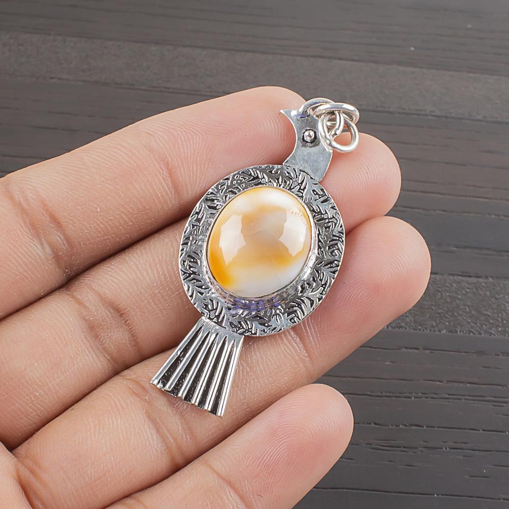 Natural Shiva Eye Gemstone 925 Sterling Silver Jewelry Designer Pendant 2.04  AJP-2128