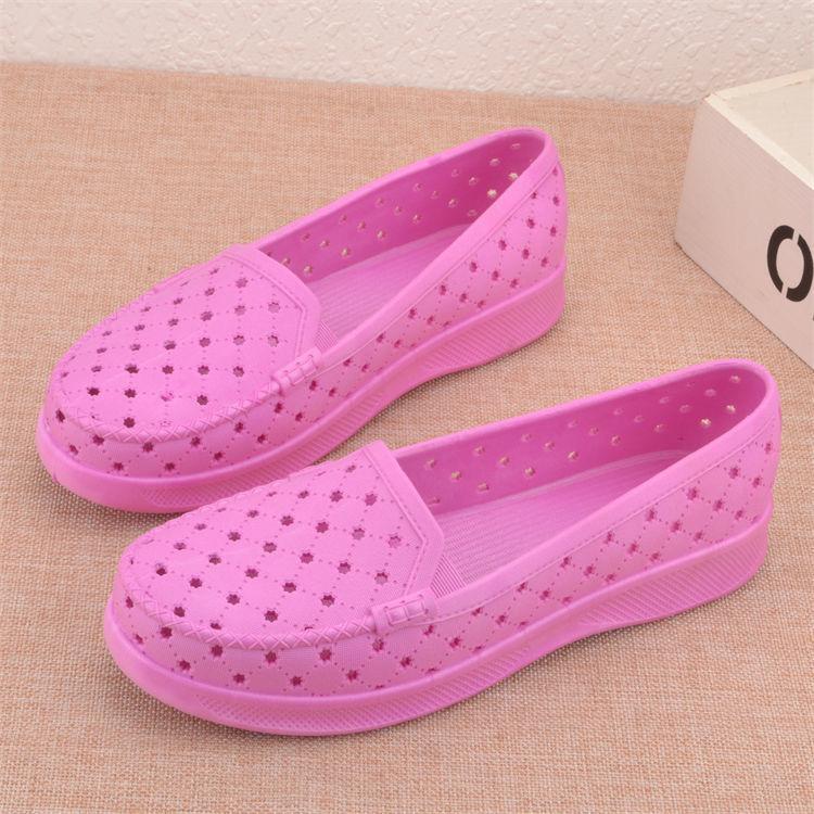 Hole shoes women's summer new outdoor beach sandals outer wear garden shoes women's wear-resistant bag head slippers women's slippers