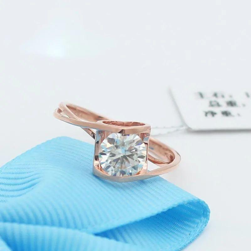 

Purple Gold-Plated Rose Gold Inlaid Zircon Ring Simple Light Luxury Luxury Fashion Heart-Shaped Design Ring Woman (adjustable opening)