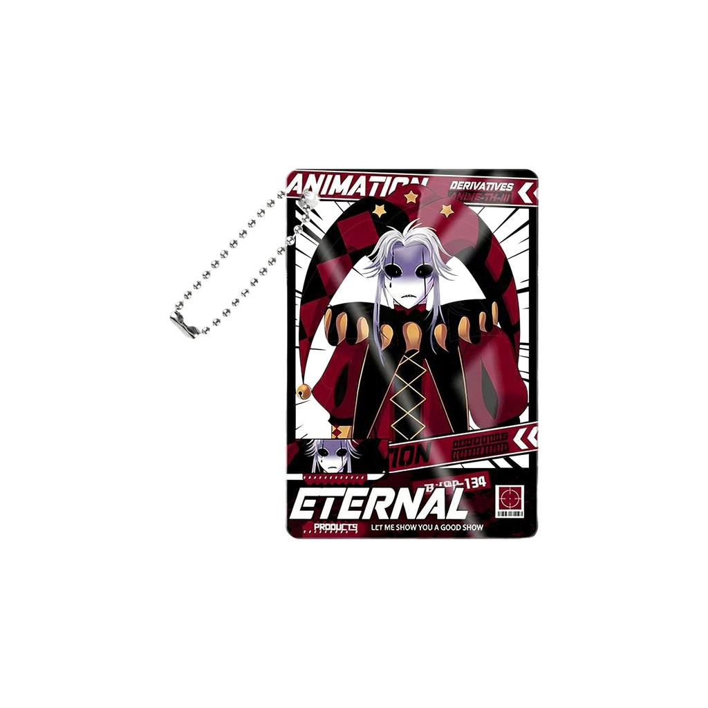 Carnival- Acrylic Transparent Card Pendant - Ita Bag Charm & Photo Prop Accessory (with Bead Chain)