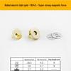 Triple Strength No-Sew Round Electroplated Magnetic Bag Buckle with Thickened Metal Pin