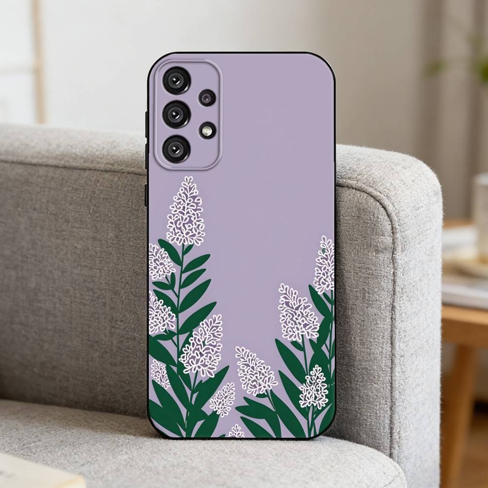 B-Beautiful Flowers   Phone Case For Samsung S25,S24,S21,S22,S23,S30,Ultra,S20,Plus,Fe,Note,10,9,5G Black Cover