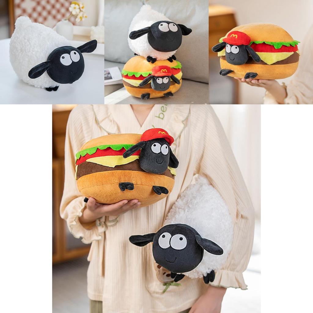 Shaun das Schaf Plüschtier Lamm Kissen für Kinder Ein niedliches und kuscheliges Geburtstags- oder Weihnachtsgeschenk