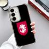 Georgia Passport Flag Plating Phone Case For Samsung A17 A07 A37 A57 A16 A56 A15 A55 A14 A54 A13 A53 A26 A36 A25 A35 A24 A34 A23