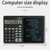 Large Screen Display Scientific Calculator LCD Writing Board with Stylus  Finance Accounting Tool