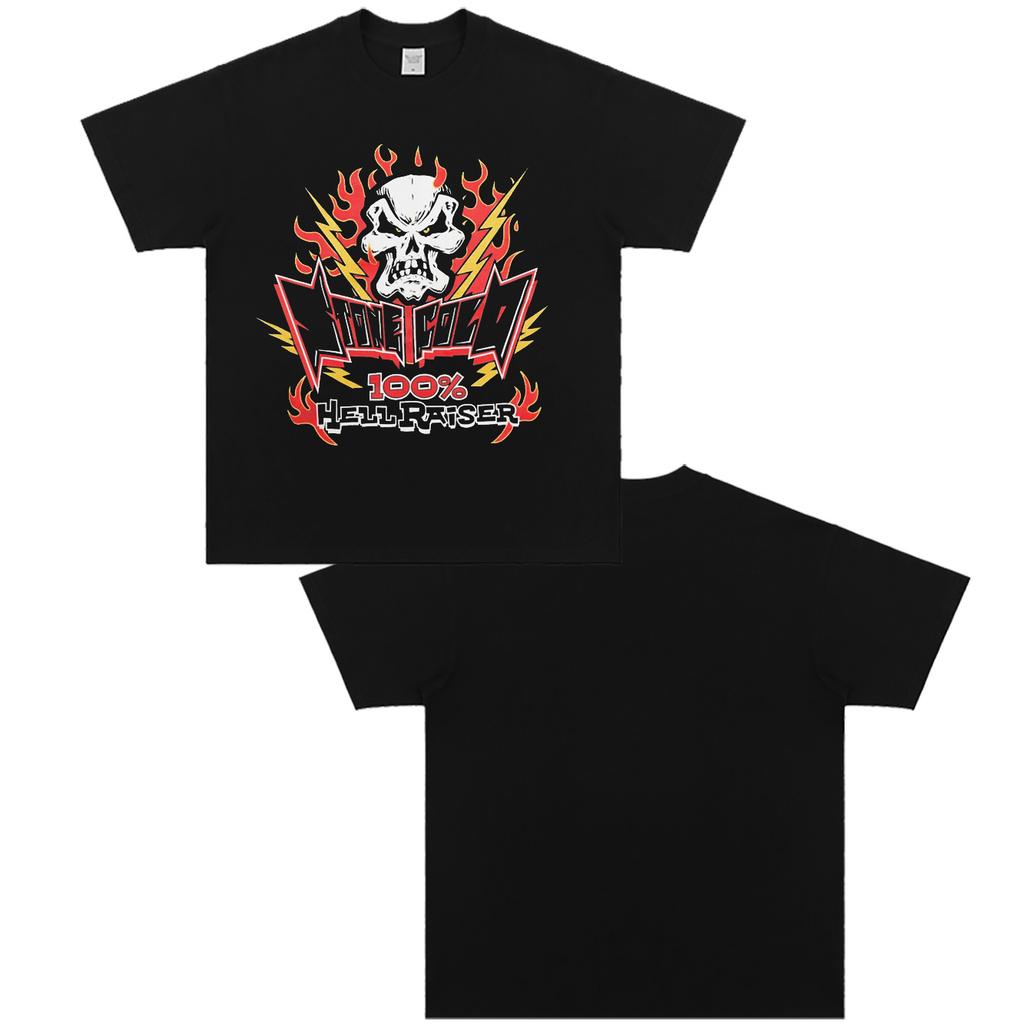 Stone Cold Steve Austin Leisure Wrestling Pure Vintage Short Sleeve T-shirt High Quality Luxury Brand Selling Popular Styles
