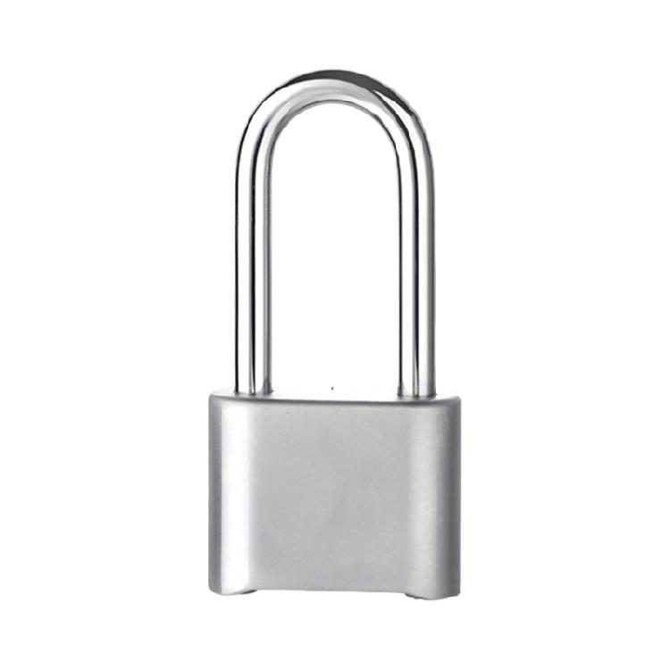 Zinc Alloy Combination Lock Solid Body with Stylish Steel Shackles Portable Accessory for Multipurpose Security