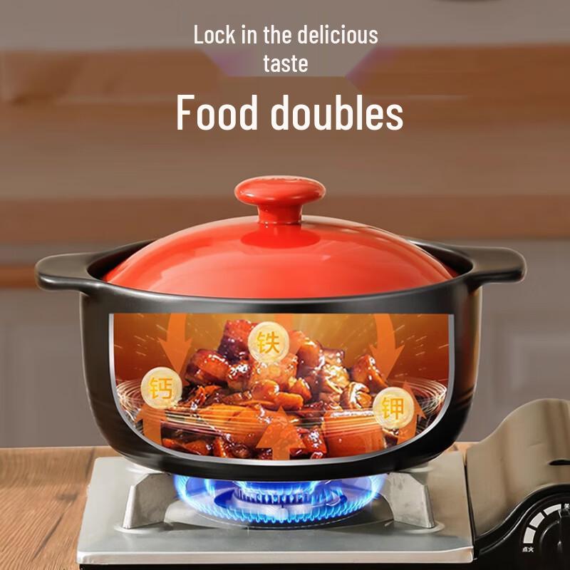 SUPOR 4.5L Ceramic Clay Pot & Stew Casserole