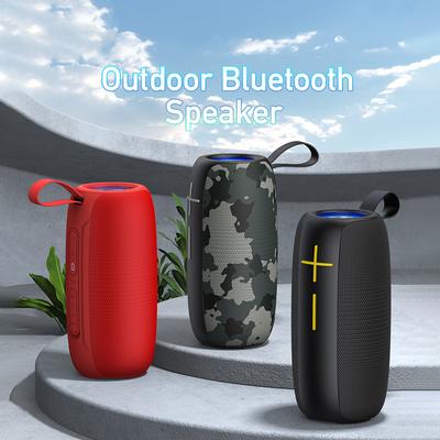 Portable Original Bluetooth Speaker Music Super Power High Sound Quality Outdoor HiFi 3D Sound Bar With Led