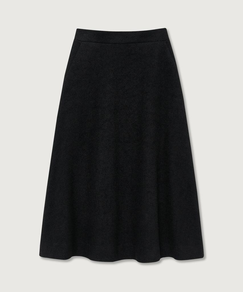 THEKNITCOMPANY (W) Wool Blend Tweed Skirt 2 Colors