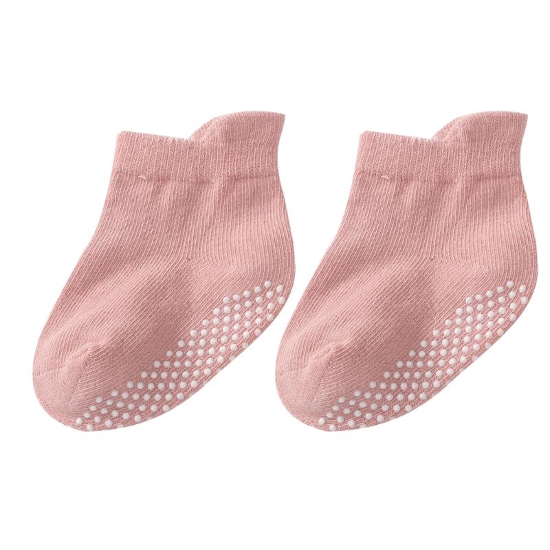 Floor Socks Lovely Anti Slip Socks Soft & Breathable Cotton Baby Socks for Indoor Activities & Learning To Walk 1 Pair