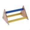 Parrot Bird Perch Stand toys Gym Wooden Activity Table Playstand