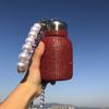 Chubby Rhinestone Insulated Tumbler with Pearl Strap