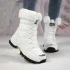 Winter Oversized Cotton Shoes, Women's Snow Boots, Warm Midsole Boots with Thick Fleece, Northeast Outdoor Hiking Boots