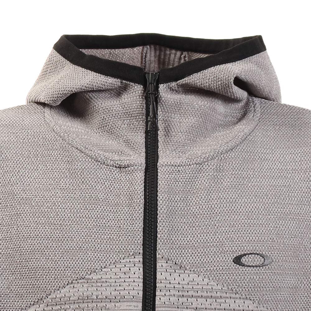 Kapişonlu Esnek Ceket YENİ ATHLETIC GRİ S Beden [Oakley] Tam Fermuarlı O-Fit 2.0 Erkek (Japonca M)