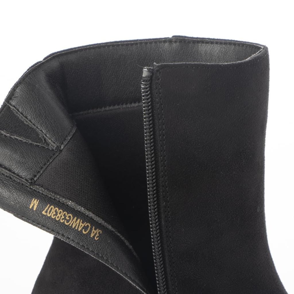 [Carino] [Rain-resistant] Pointed Flare Heel Boots