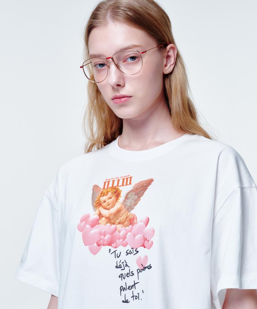 2113 STUDIO Loose Fit T-Shirt Heart Cloud