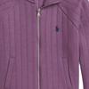 Polo Ralph Lauren Cotton Jacket Solid Color Quilted Pony Embroidery Zipper Kids Jackets Purple 313952089-003
