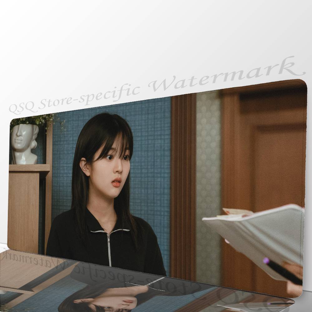 Korean Celebrity S-Shin Eun Soo Mousepad Non-slip Suitable For Office Computers Laptops E-sports Game Desk Mats XXL Keyboard