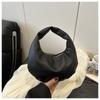 Casual Solid Color Clutch Bags Pu Leather Small Tote Bag Women Commute Handbags Party