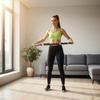 ACTIGET Hula hoop fitness pieghevole, 92 cm, con sporgenze massaggianti, nero