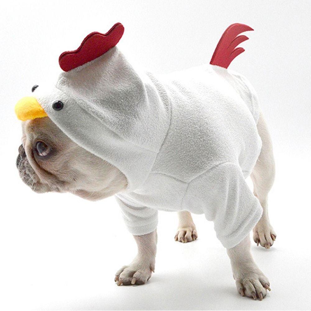 Funny Puppy Halloween Chicken Coat Polyester Dog Cosplay Costume  Pet Supplies