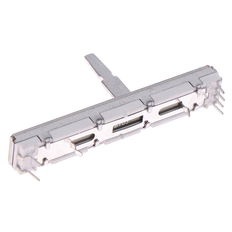 1 Pcs For 60Mm Djm 350 400 600 700 800 Push Fader Straight Slide Potentiometer Dj Mixer Stereo Fader Sliding Potentiometer