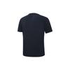 Fila SS24 Letter Print Simple Sports Fitness Knitted Crew Neck Short Sleeve T-Shirt Men Tops Deep-Black A11M321109ABK
