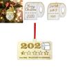 Charming Wooden 2020 Christmas Toilet Paper Santa Claus Quarantine Decoration