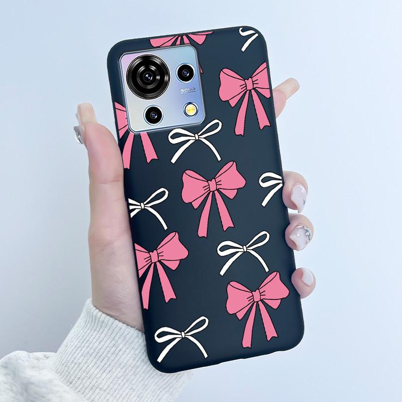 For ZTE Blade V50 Vita Case Luxury Cute Love Rabbit Funny Black Soft Silicone Phone Casing For ZTE BladeV50 Vita V50Vita Cover