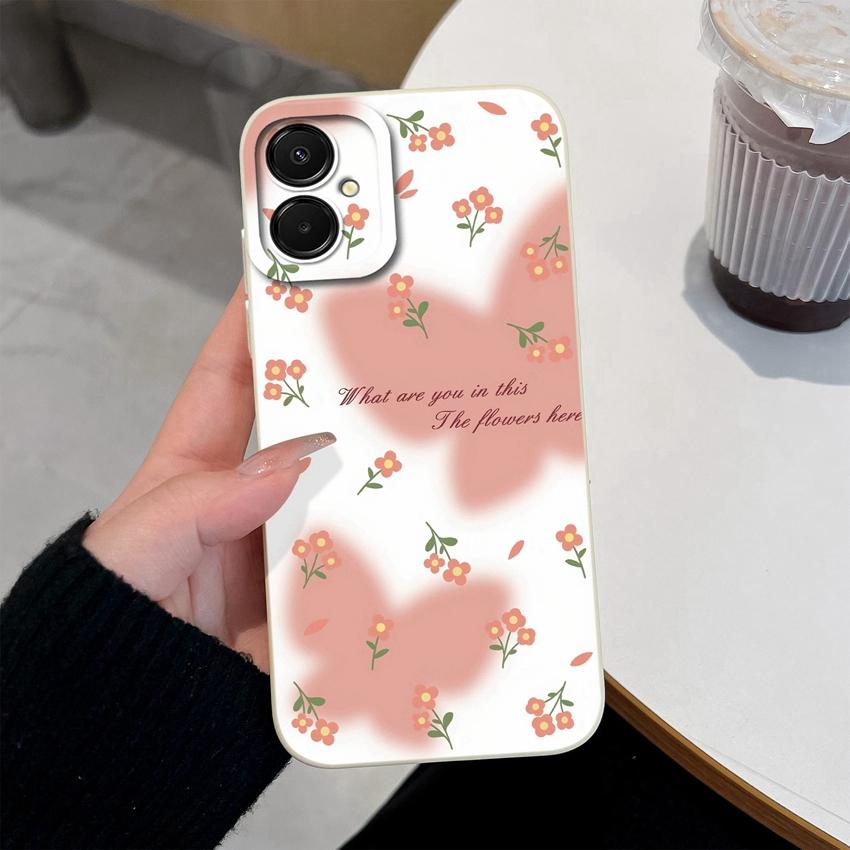 Fashion Case For Samsung A07 M07 F07 A25 A17 M17 F17 M36 F36 M56 S26 Plus Cute Cartoon Star Pattern Soft Liquid Silicone Phone Cover For Samsung Shell