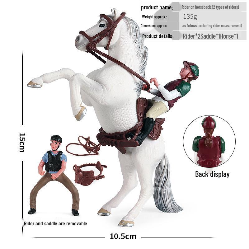 Children's Thousand-Mile Horse Simulation Model Toy and Sand Table Set