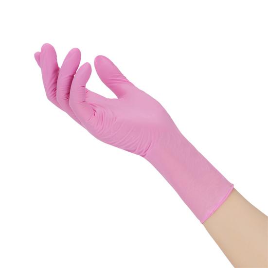 Jednorázové nitrilové rukavice Vysoká elasticita Bez pudru Bez latexu Rukavice pro manipulaci s potravinami Úklid