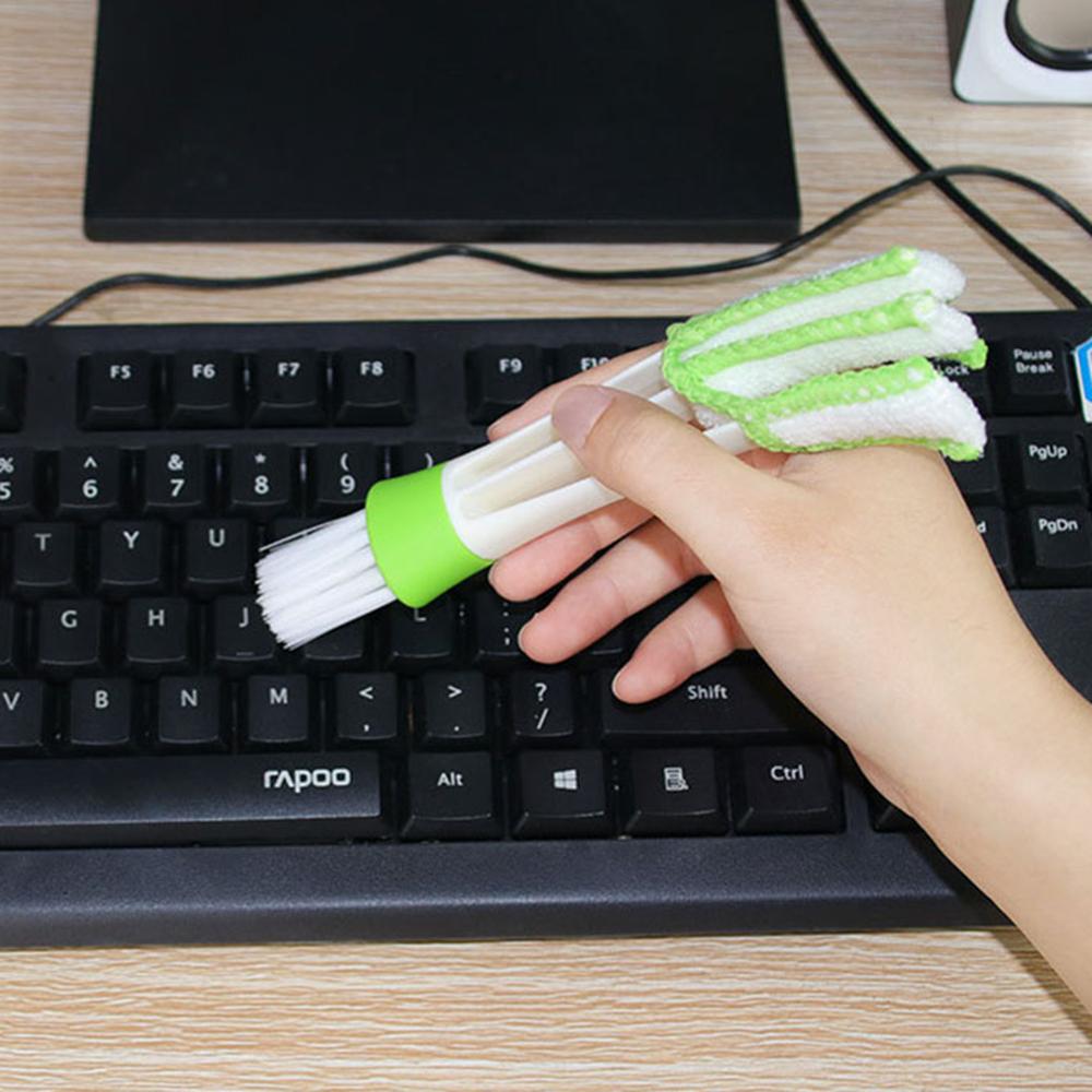 Car Cleaning Brush Plastic Air Conditioner Vent Cleaner Detailing Dust Removal Blinds Duster Outlet Brush Auto