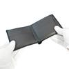 Inden bill compartment no coin black background x black tortoiseshell pattern [Indenya] bi-fold wallet, F, purse, deerskin, lacquer, 2009-01-003