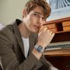 ShunkanSai Herren Armbanduhr aus Edelstahl, Wasserdicht, Digital mit Multifunktions-LED-Anzeige, Datum, Wochentag, Wecker, Timer und Anleitung