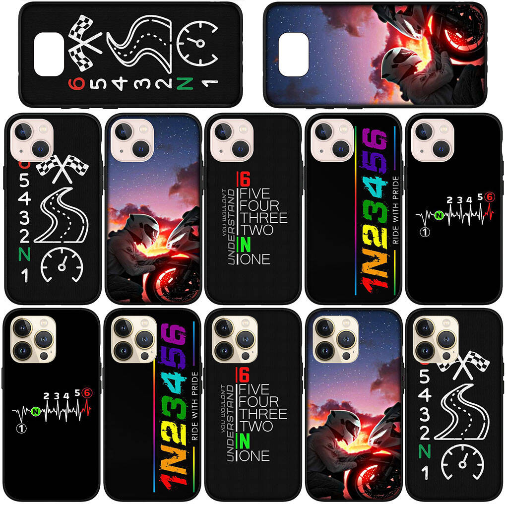 Phone Case for iPhone 17 16 15 Xiaomi Poco F8 F7 X7 X6 M8 C85 C75 C71 Redmi Note 14 13 12 11 Pro Max A4 14C 13C 15C 1N23456 Motorcycle Motorbike Cover